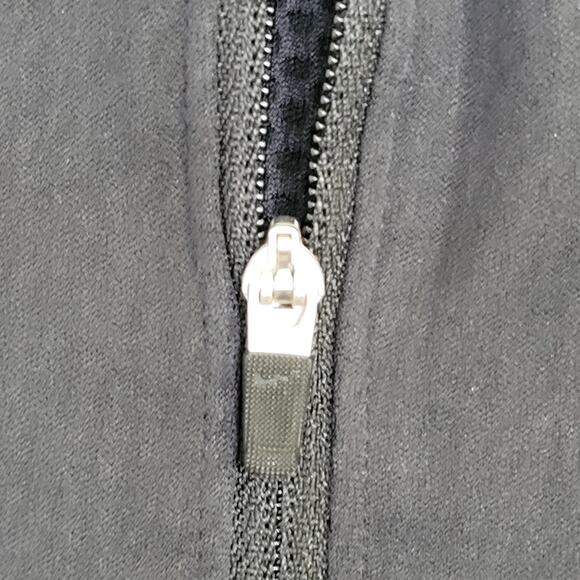 NIKE Fit-Dry 1/4 Zip Track Jacket Large 23x28 Black Red - Picture 12 of 14